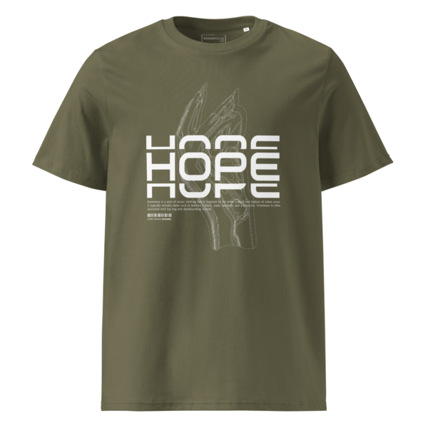 unisex-organic-ribbed-neck-t-shirt-khaki-front-67ea5c2ab463f.png HOPE Tee Unisex organic ribbed neck t-shirt