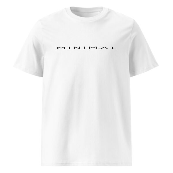 MINIMAL Word Tee Unisex organic ribbed neck t-shirt